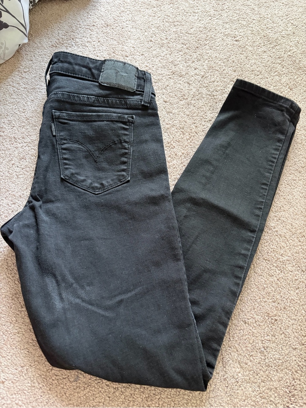 💛 LEVIS - 711 Skinny Jeans - Black - Size 28
